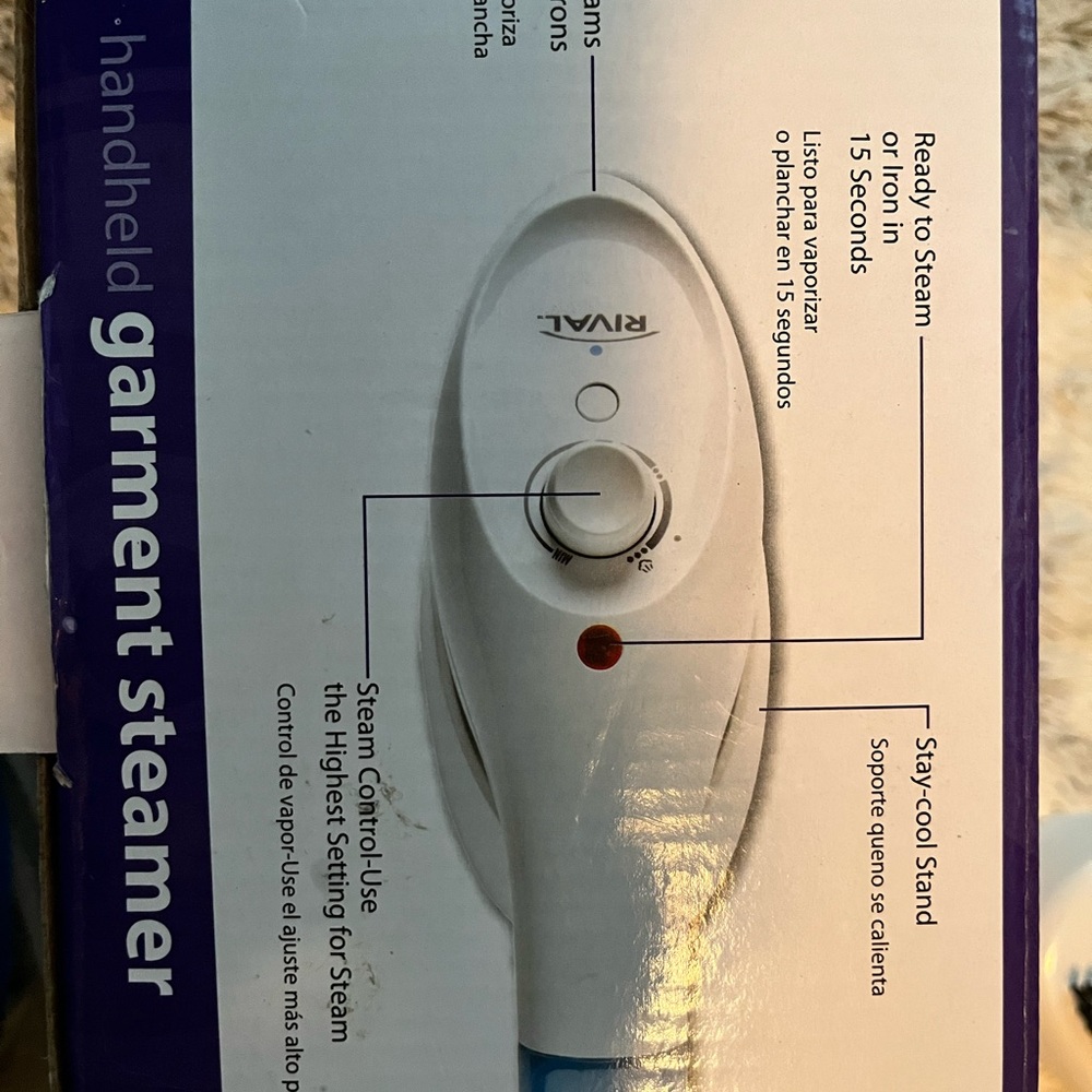 Rival Hand Held Clothes Steamer - Picture 6 of 6